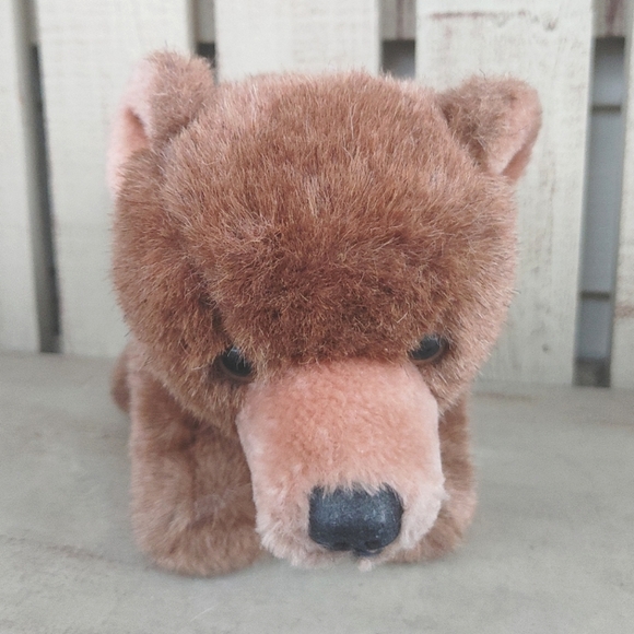 Vintage DAKIN 1983 Brown Plush Cub Stuffed Animal Grizzly Bear Soft Cuddly 12" - Picture 9 of 16